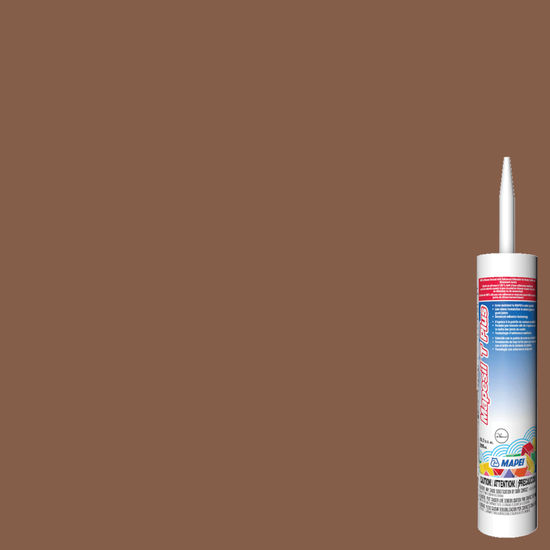 Mapesil T Plus Silicone Sealant - #112 Pecan - 299 ml