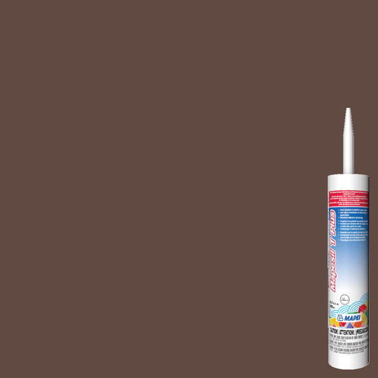 Mapesil T Plus Silicone Sealant - #114 Mahogany - 299 ml