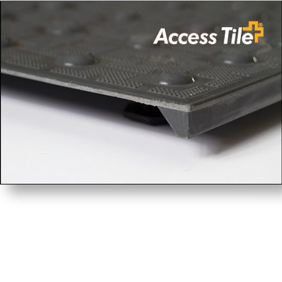 Access Tile Security Tactile Tile Replaceable Cast in Place #36118 Dark Grey 12" x 12"
