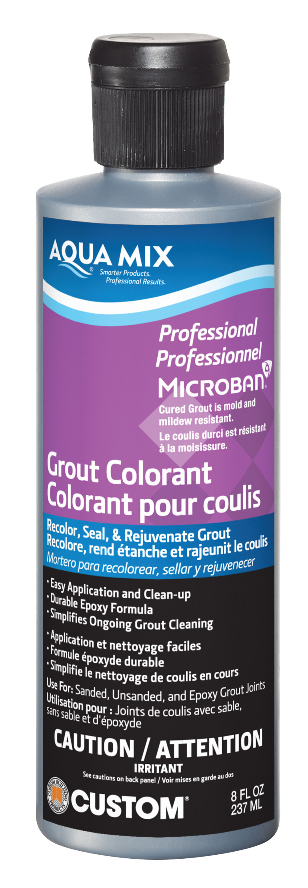 Aqua Mix Colorant pour coulis époxy 00 Mapei White 8 oz (063215