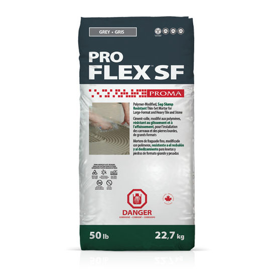 Thin Set Mortar Pro Flex SF Grey 50 lb