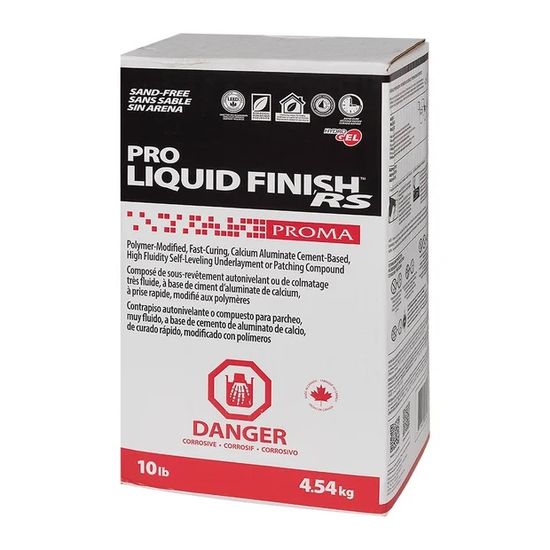 Self Leveling Underlayment Pro Liquid Finish RS 10 lb