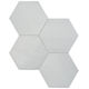Wall Tile Teramoda Silver Glossy 6" x 6-3/4"