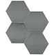 Wall Tile Teramoda Charcoal Glossy 6" x 6-3/4"