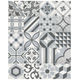 Floor Tile Form Tide Deco Matte 7-3/4" x 7-3/4"