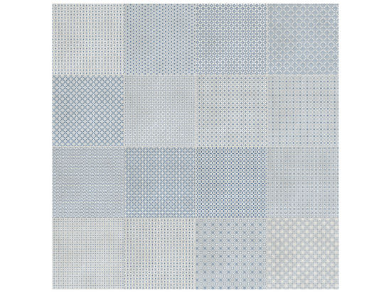 Plancher de céramique Tapestri Denim Blend Mat 7-3/4" x 7-3/4"