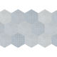 Floor Tile Tapestri Denim Blend Matte 8-1/2" x 9-3/4"