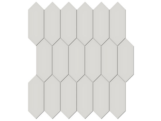 Mosaic Tile Soho Halo Grey Glossy 11" x 13"