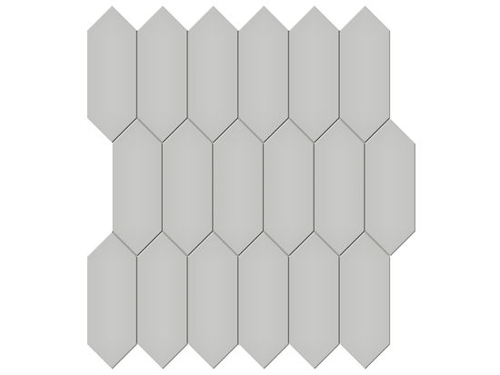 Mosaic Tile Soho Loft Grey Glossy 11" x 13"
