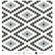 Mosaic Diamond Soho Dawn Blend Matte 7-3/4" x 13"
