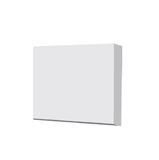 Seuil de douche en pierre artificielle polie Thassos White 4" x 60" - 12 mm