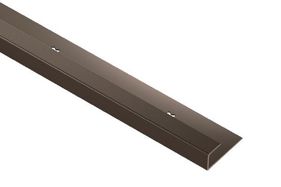 VINPRO-S Profilé de bordure pour revêtement de vinyle bronze antique brossé 1/2" (12.5 mm) x 8' 2-1/2"