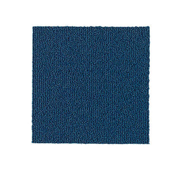 Carpet Tile Color Pop Indigo Batik 12" x 36"