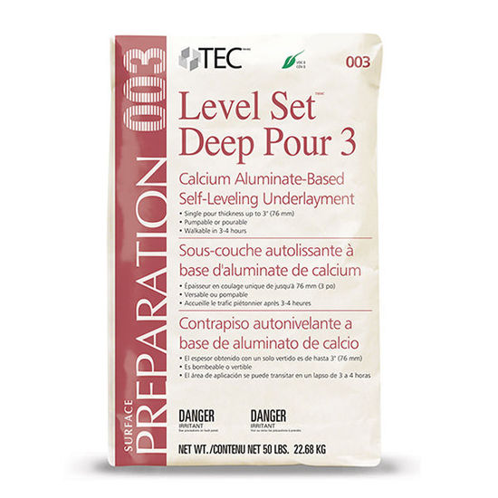 Level SetMC Deep Pour 3 Sous-couche autolissante - 50 lb