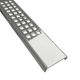 Linear Drain Grate Fundo CP43 Stainless Steel Polished Chrome 1-13/16" x 42-15/16"