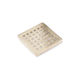 Drain Grate Fundo Stainless Steel Natural Champagne 3-3/4" x 3-3/4"