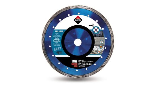 Disque diamanté en matériau dur Turbo Viper TVA-115 Superpro