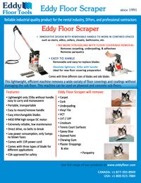 Eddy Floor Tools Grattoir à plancher à usages multiples (01) | FloorBox