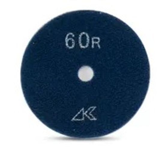 Tampon de polissage Ceramica Dry avec crochet et boucle Blue grain 60 - 4"