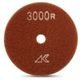 Tampon de polissage Ceramica Dry avec crochet et boucle Brown grain 3000 - 4"