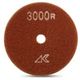 Tampon de polissage Ceramica Dry avec crochet et boucle Brown grain 3000 - 4"