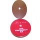 Tampon de polissage à l'eau Ceramica EX avec crochet et boucle Red grain 500 - 4"