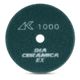 Tampon de polissage à l'eau Ceramica EX avec crochet et boucle Dark Green grain 1000 - 4"