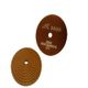 Wet Polishing Pad Ceramica EX with Hook & Loop Brown 3000 Grit 4"