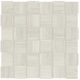 Mosaïque Mayfair Strada Ash poli 12" x 12"