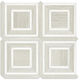 Mosaïque Mayfair Strada Ash poli 12" x 12"