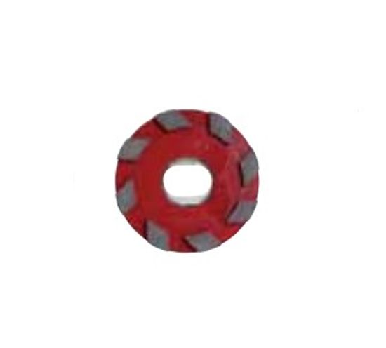 Magnetic Metal-Bounded Diamond Pads 40-50 Grit 4-1/2"