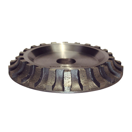 Segmented Rim Diamond Wheel for Shaping for Half Bullnose 5-7/8"
