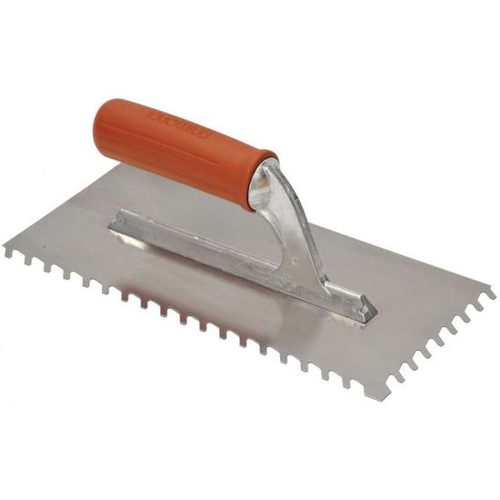 Trowel with Slant Ridge Notch 11" x 5-1/8" x 13/32" 