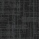 Carpet Tiles Angula Pitch Black 19-11/16" x 19-11/16"