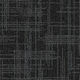 Carpet Tiles Angula Pitch Black 19-11/16" x 19-11/16"