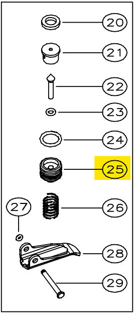 JITOOL Joint torique de soupape de tête pour JS16-54 et JS16-34M  (630-H-003)