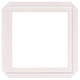 Plaque d'accès encastré Luxe Blanc Satiné 17" x 17"