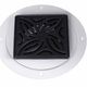 TrueDEK Classic Drains Swirl pattern for tile - Black Matte