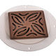 TrueDEK Classic Drains Swirl pattern for tile - oil-rubbed bronze PVD finish