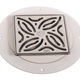 TrueDEK Classic Patron de grille de drain pour tuile de céramique - Acier inoxydable poli