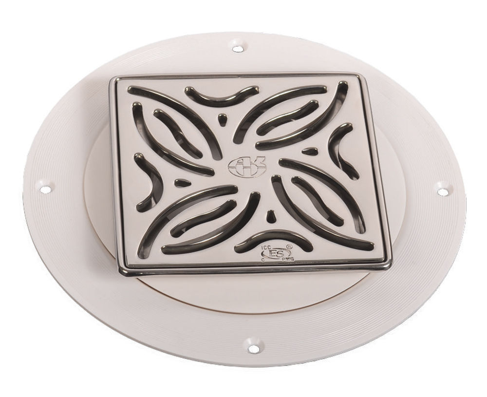 21215, TrueDEK Linear Slotted Drain Cover - Brushed Steel Finish - ARC