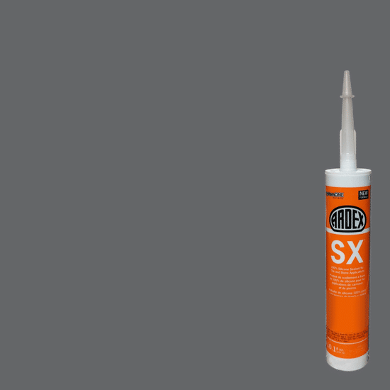SX 100% Silicone Sealant for Tile & Stone - Slate Gray #21 - 10.1 oz