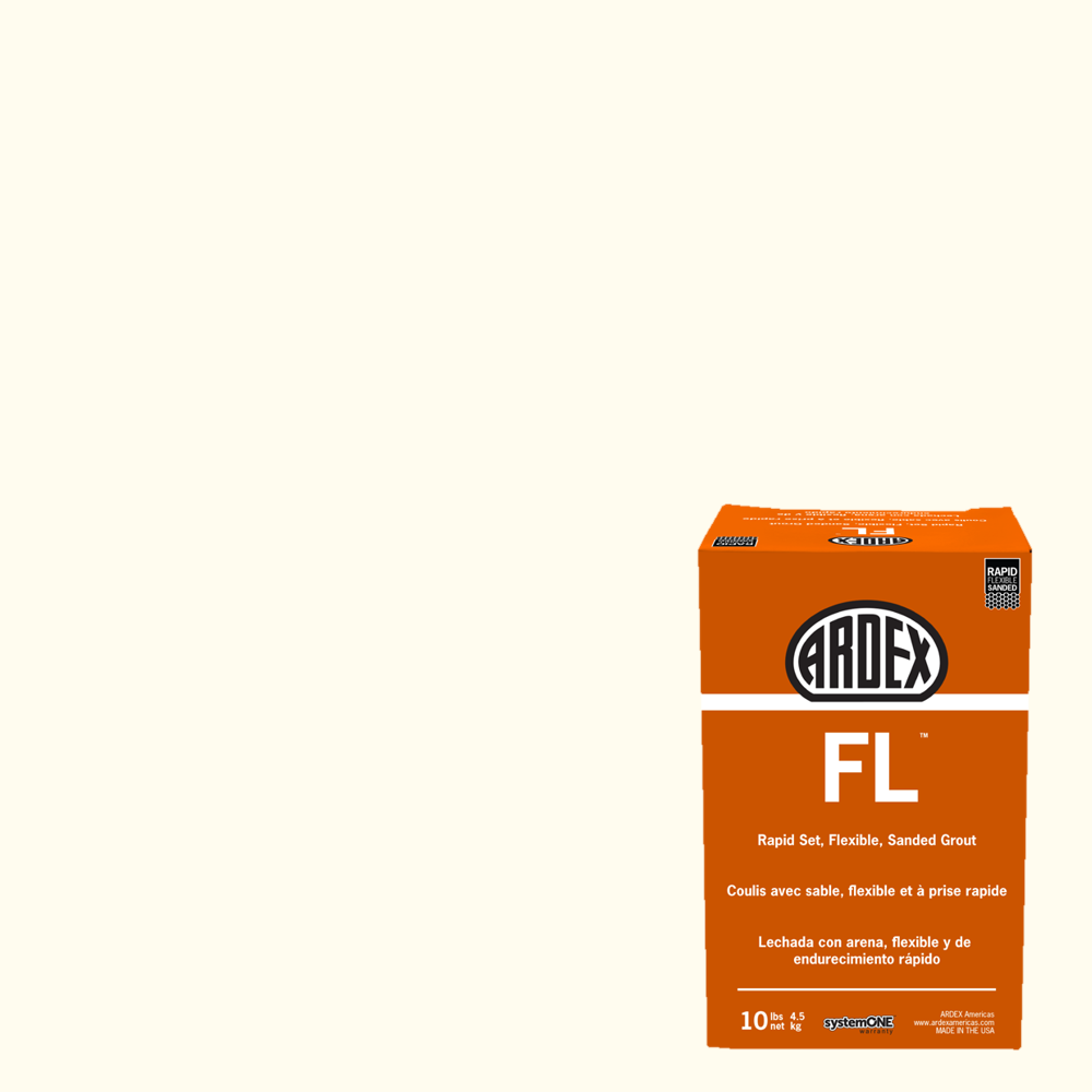 Ardex - FL Rapid-Set Flexible Sanded Grout - Polar White #01 - 10