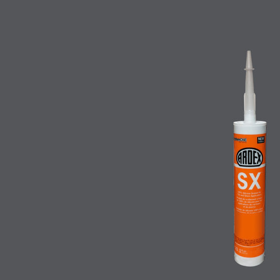 SX 100% Silicone Sealant for Tile & Stone - Gunmetal #45 - 10.1 oz