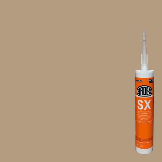 SX 100% Silicone Sealant for Tile & Stone - Sahara Drift #38 - 10.1 oz