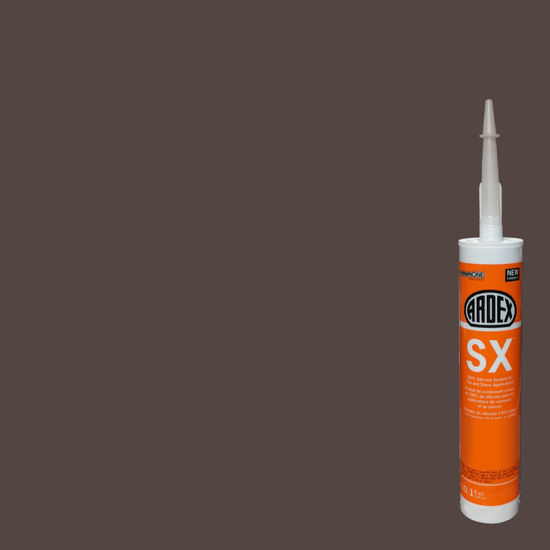 SX 100% Silicone Sealant for Tile & Stone - Dark Walnut #48 - 10.1 oz