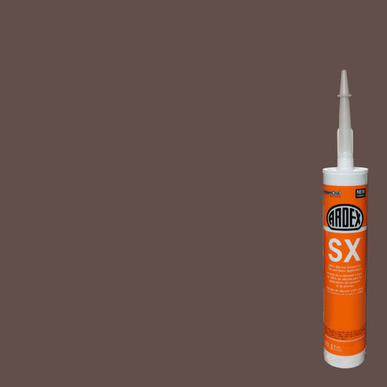 SX 100% Silicone Sealant for Tile & Stone - Molasses #49 - 10.1 oz