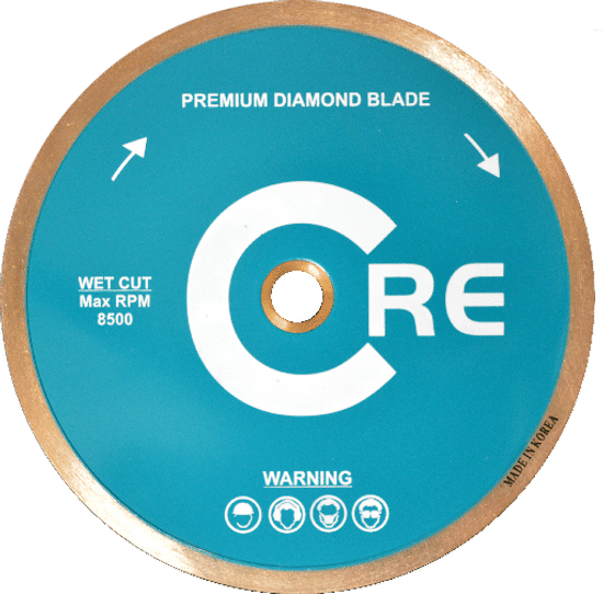 Continuous Rim Blade PAGCR-G for Glass 8"