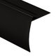 Vinyl Stair Nose Powder Coated Aluminum Matte Black - 1/8" x 1-7/8" (47.5 mm) x 1-5/8" x 12'