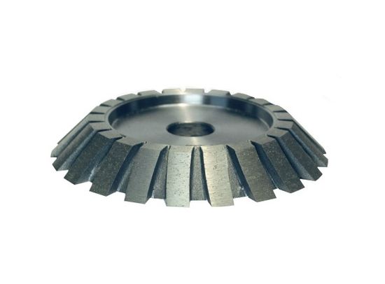 Segmented Rim Diamond Wheel for Shaping for 90 Degree Edge 5-7/8"